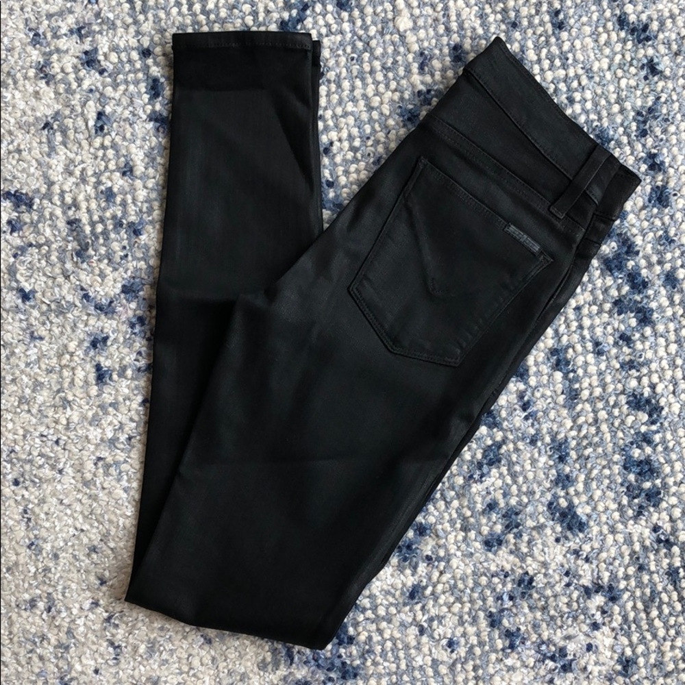 Hudson Black Skinny Jeans 25